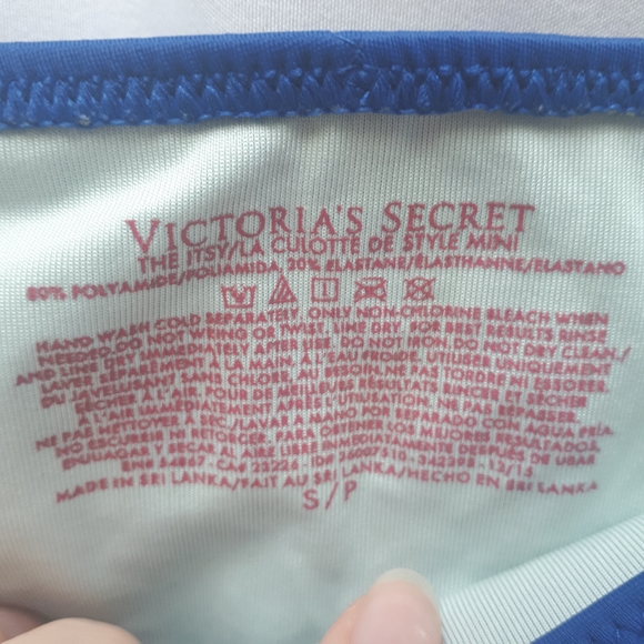 Victoria's Secret itsy Blue Bikini Bottoms small - Picture 3 of 16